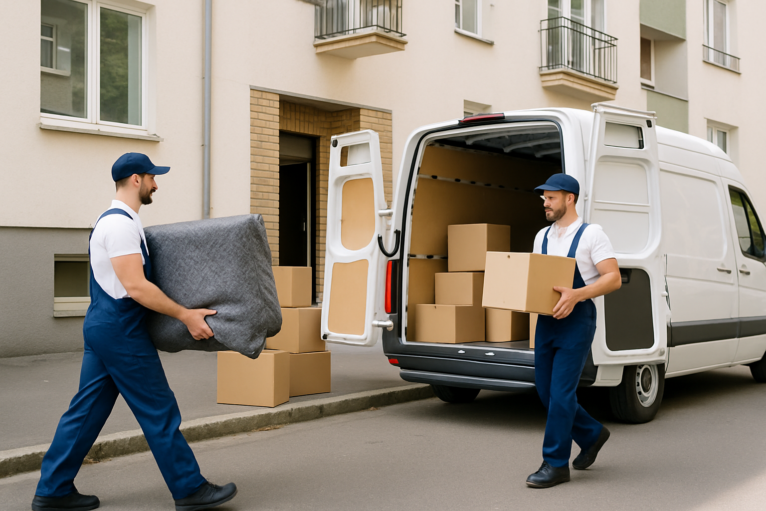 Komplett-Wohnungsumzug Münster – komplette Einrichtung wird transportiert